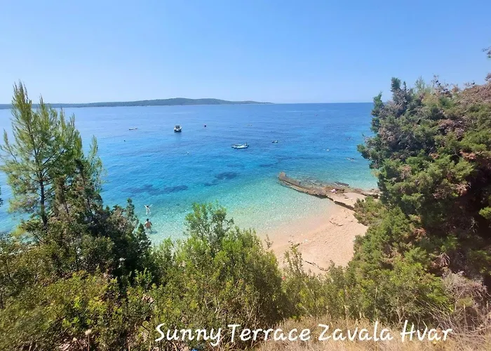 Sunny Terrace Hvar With Terrace アパート *